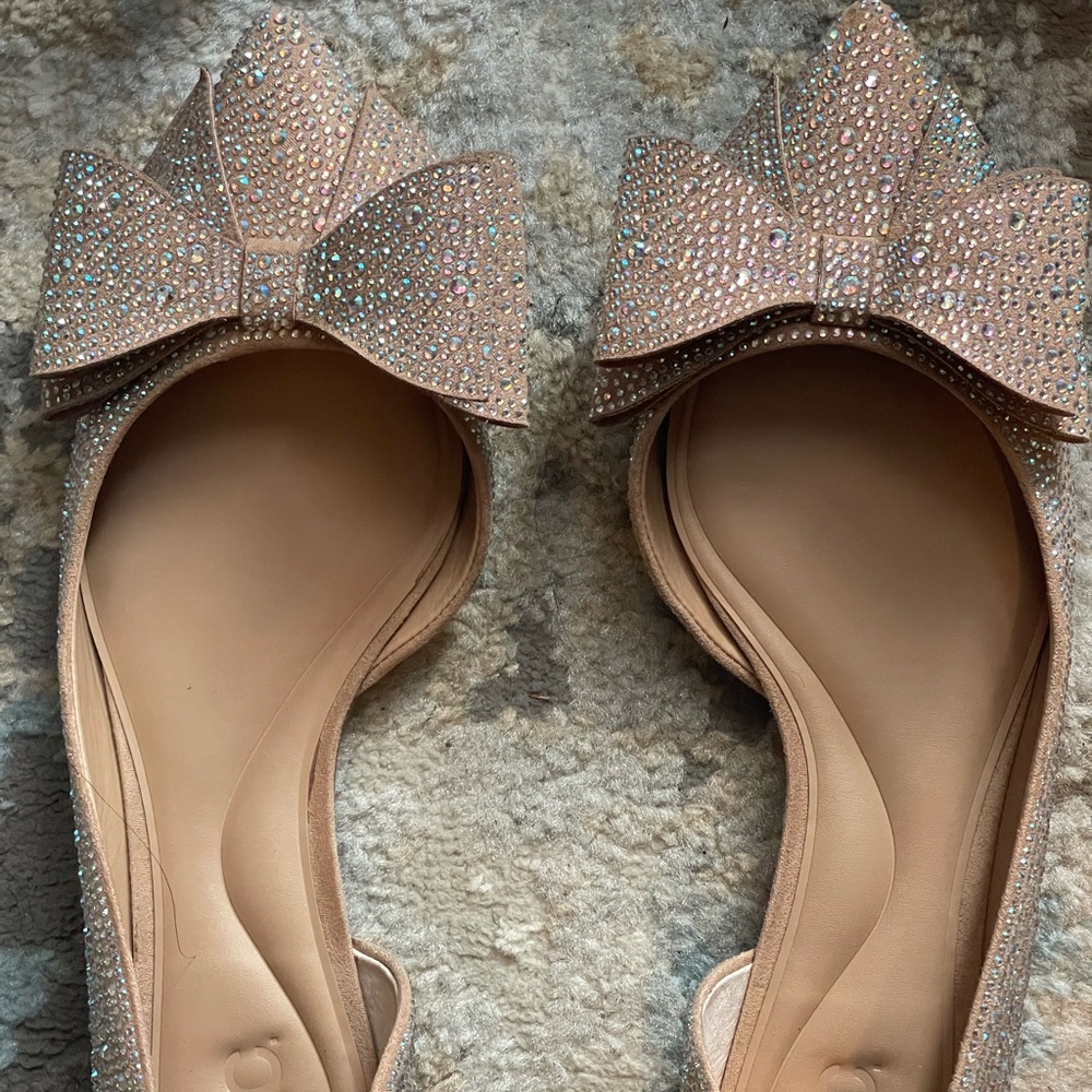 INC sparkly flats